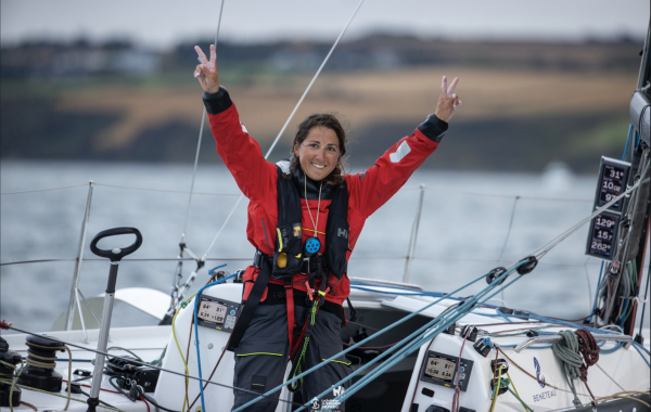 Julie Simon sur la solitaire du Figaro Paprec