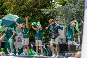 La Team Skoda en pleine action sur la troisième étape du Tour de France Femmes @Skoda