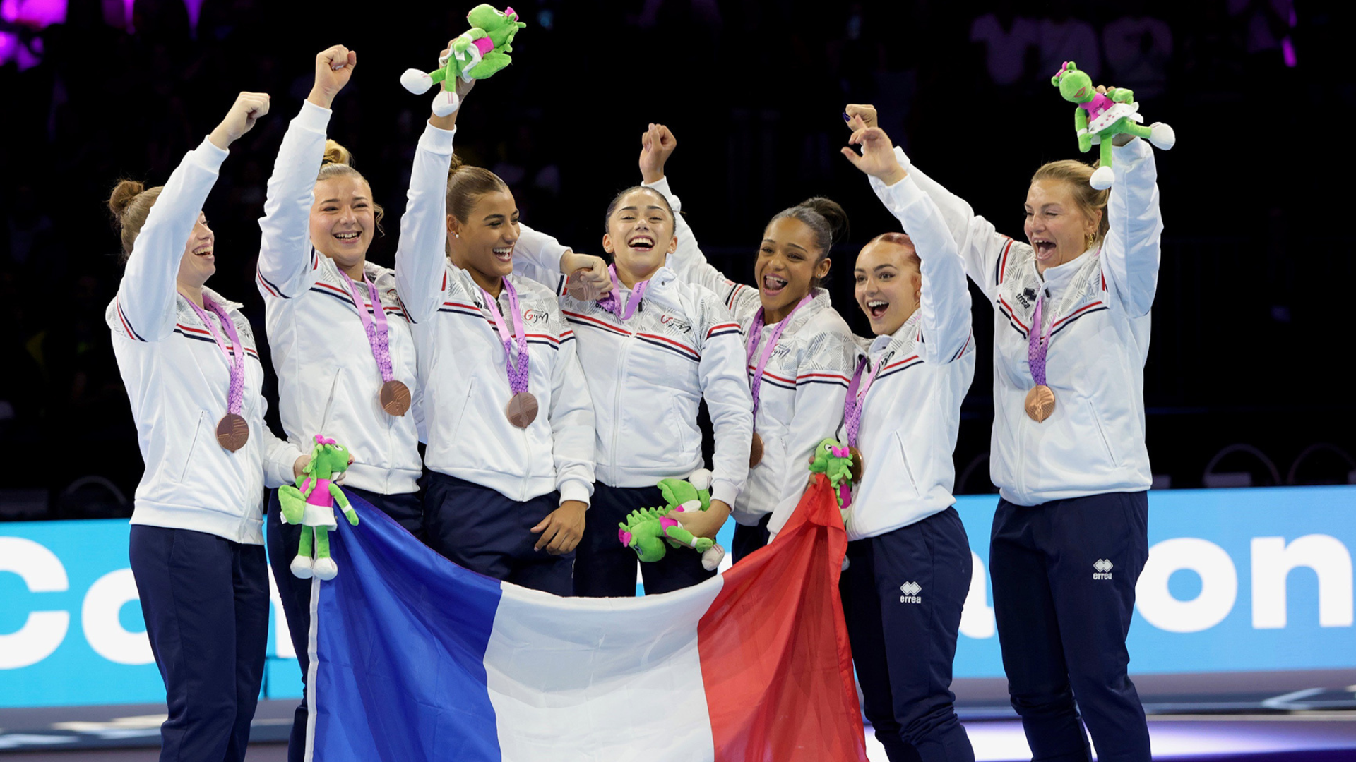 La France 3ème aux championnats du monde de gymnastique