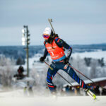 Lou Jeanmonnot a réalise le doublé sprint - poursuite ce weekend à Ostersund