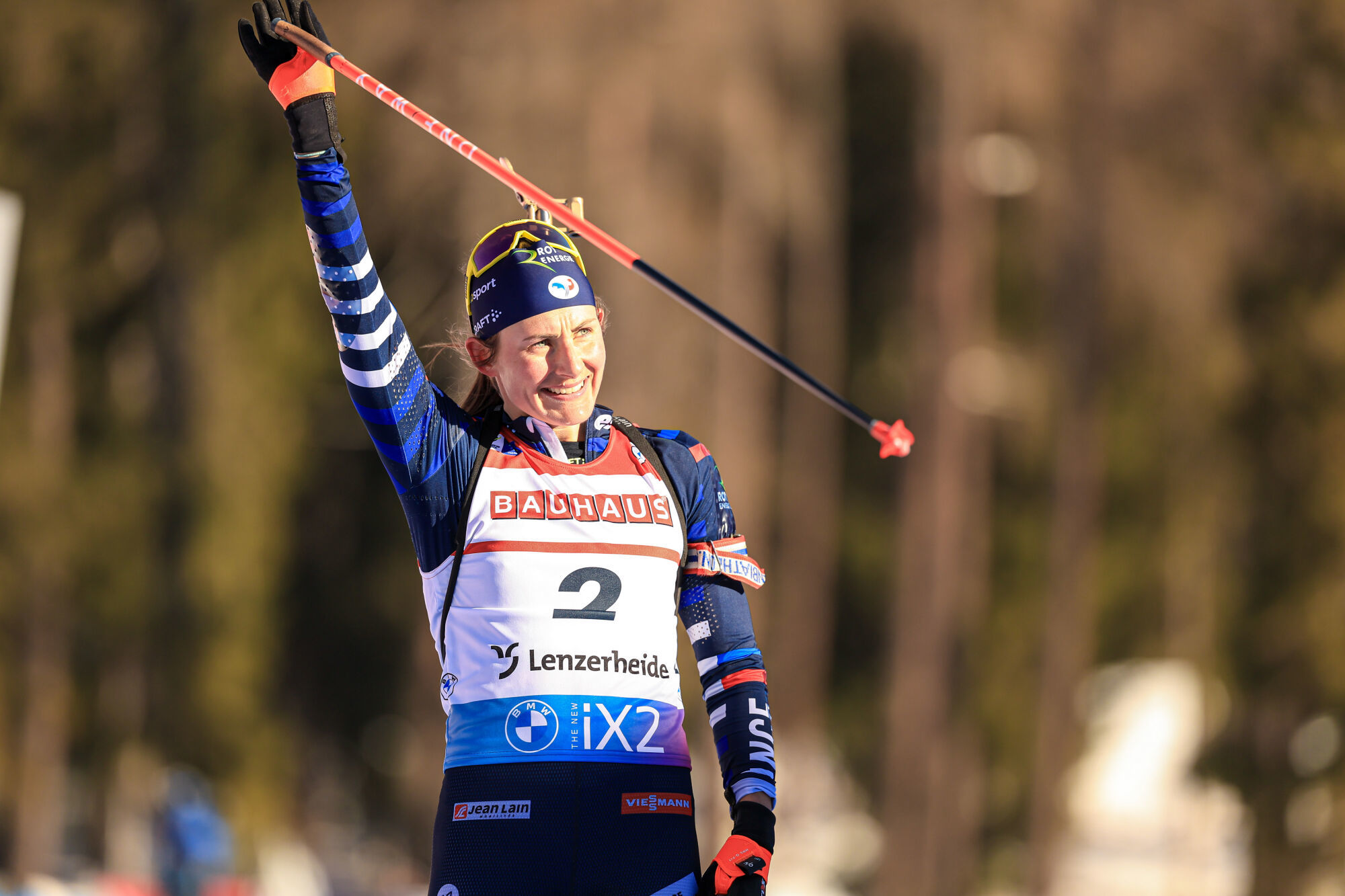 17.12.2023, Lenzerheide, Switzerland (SUI): Justine Braisaz-Bouchet (FRA) - IBU World Cup Biathlon, mass women, Lenzerheide (SUI).