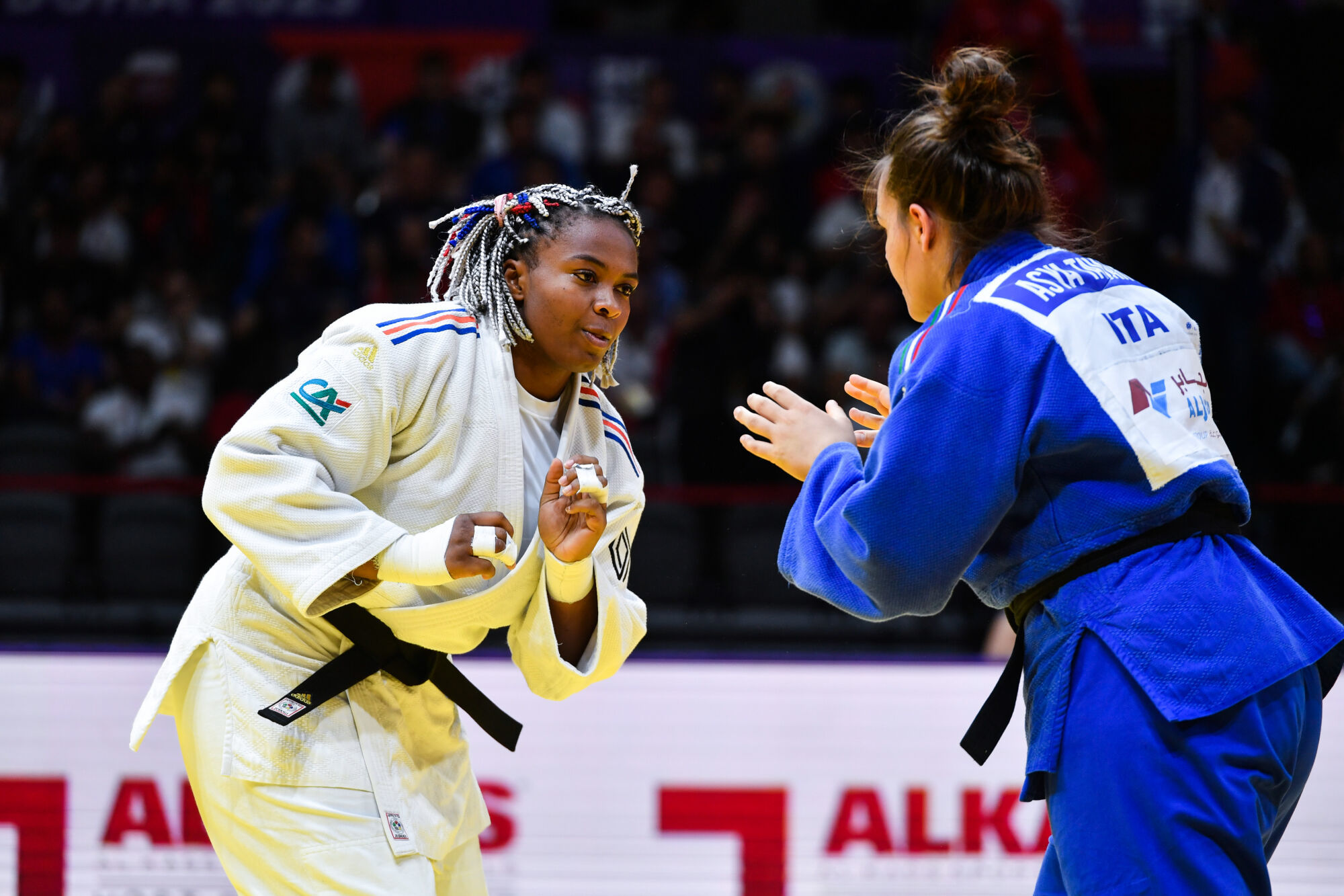 Judo : A Bakou, Romane Dicko assume son statut de favorite avant les Jeux